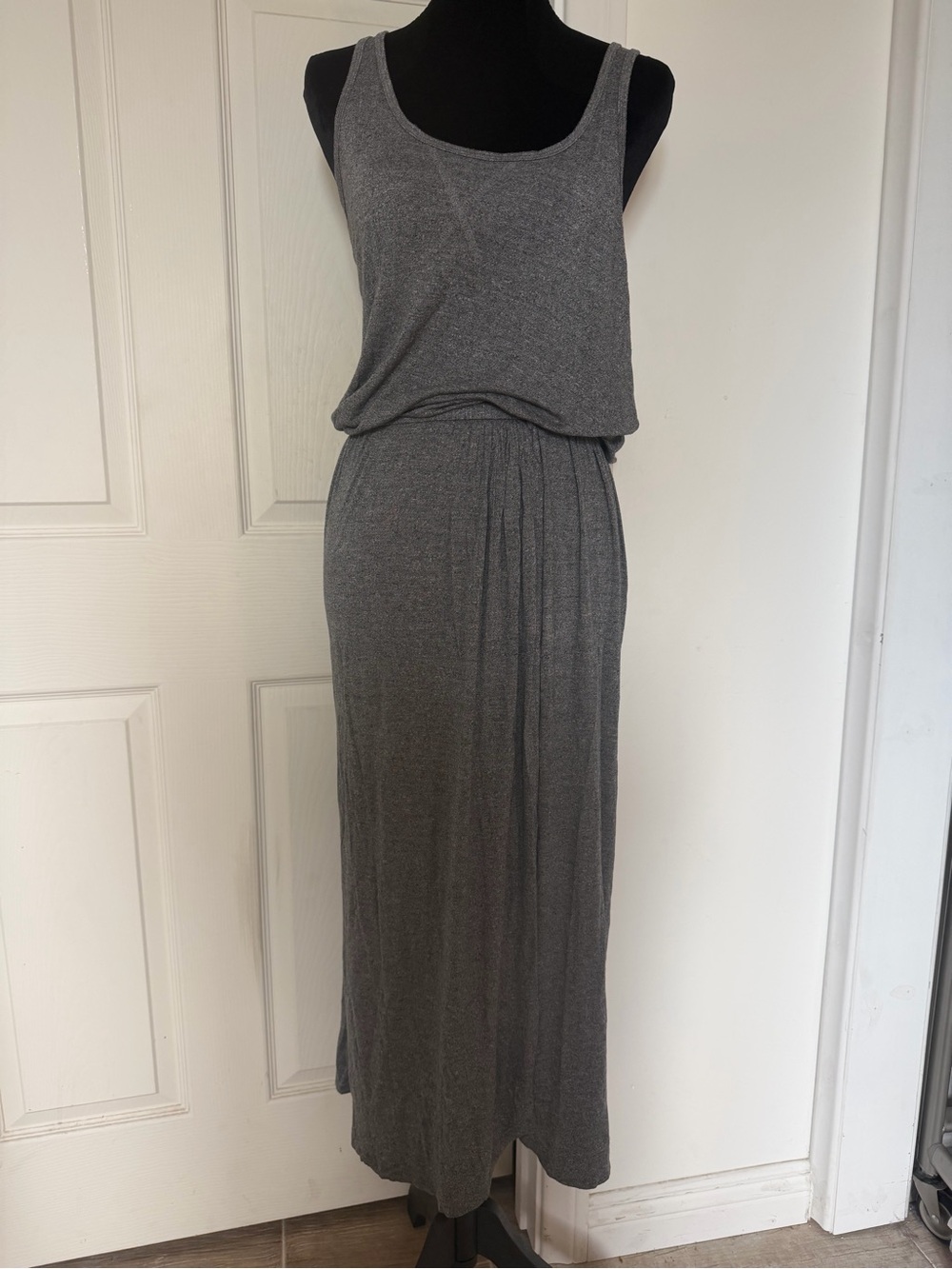 Everlast Gray Scoop Neck Tank Maxi Dress